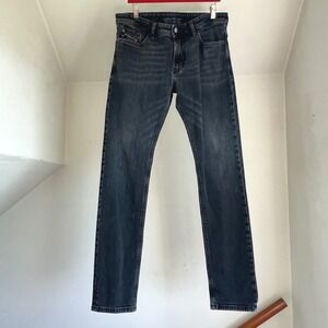 Vintage Y2K Diesel jeans low rise straight‎ slim fit washed black stretch